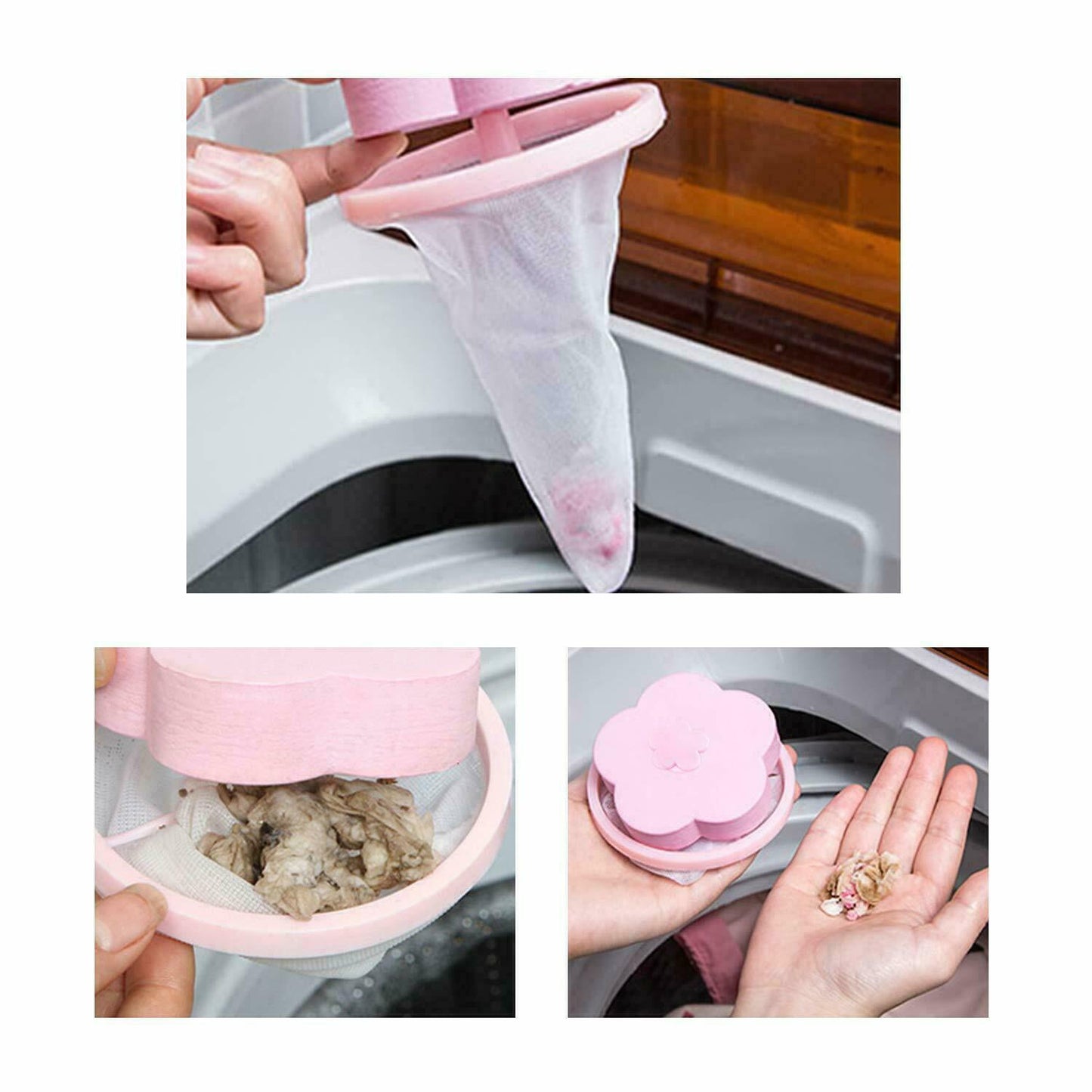 Daisy laundry Hair Catcher-Pink