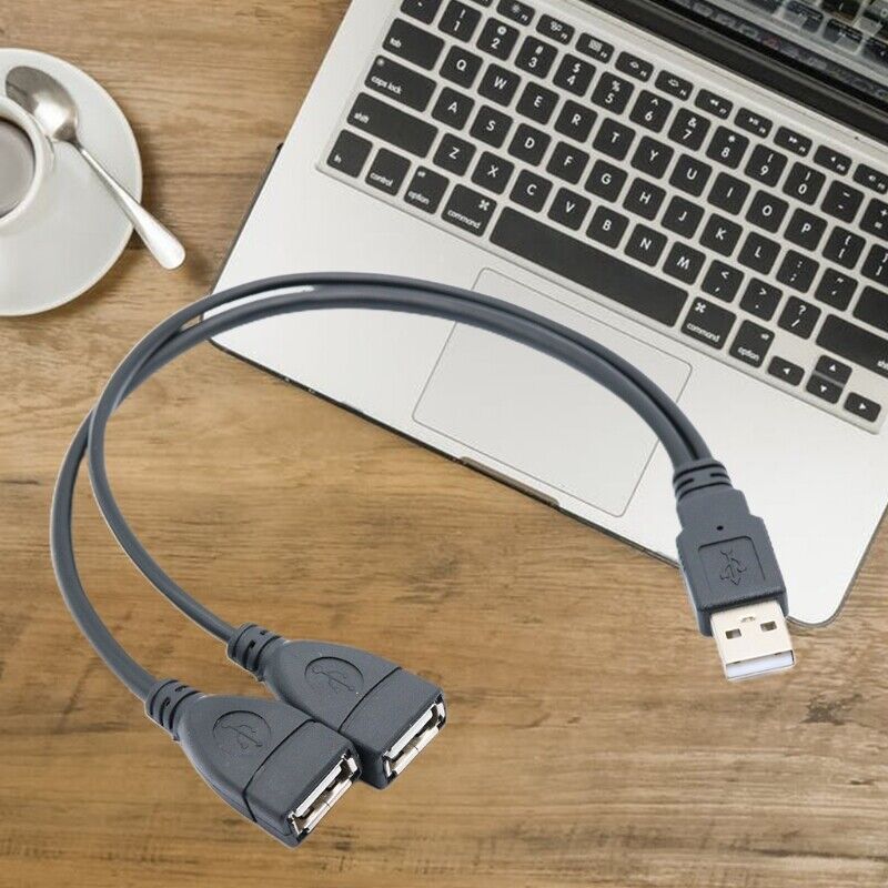 USB Extension A-Male To 2 A-Female