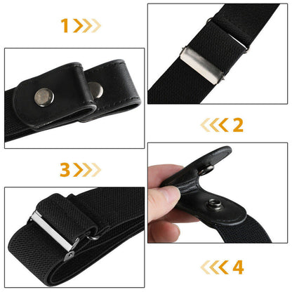 Buckle-free Elastic Waist Belt