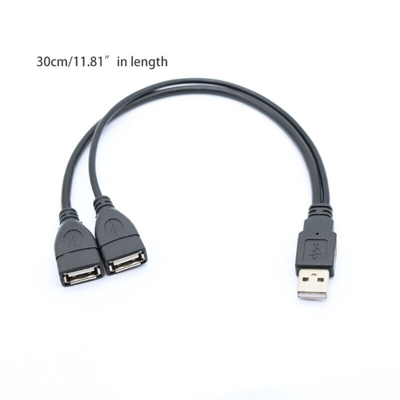USB Extension A-Male To 2 A-Female