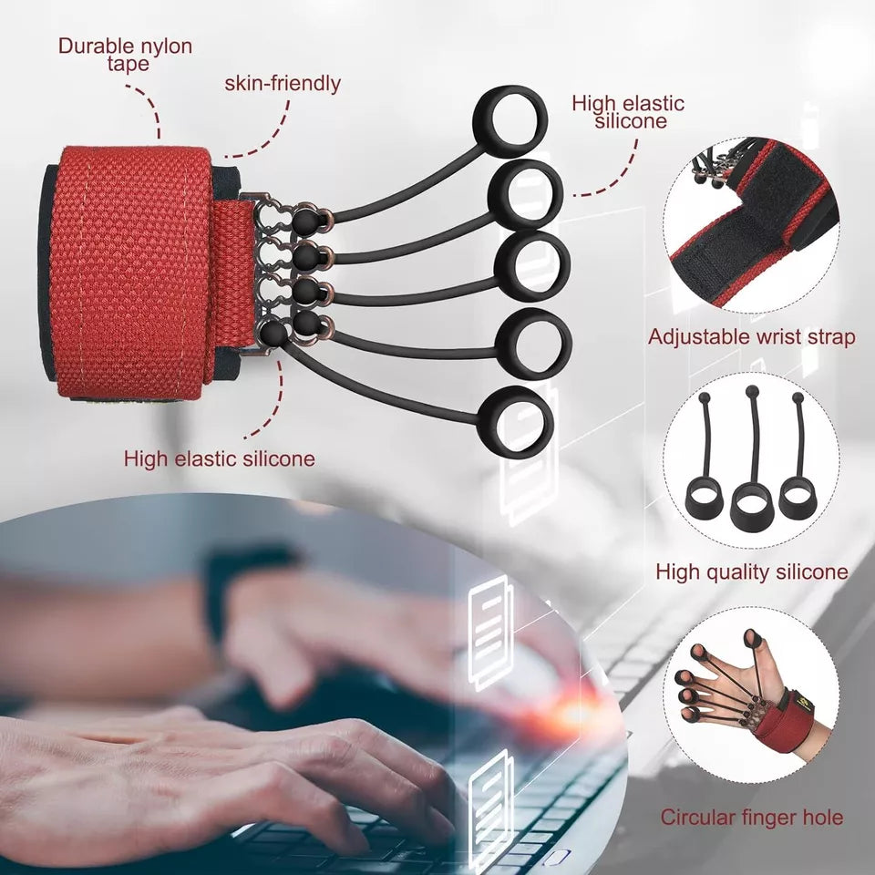 Finger Strengthener Resistance Band for Men and Women