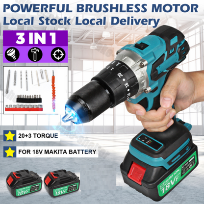98V Cordless Drill Impact Driver