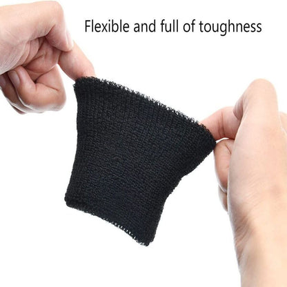 Sport Wrist Sweatbands - Cotton Spandex (Pair)