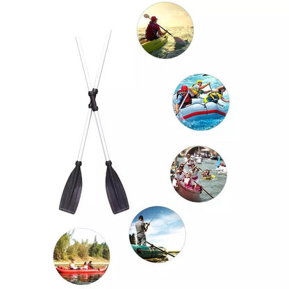 1pair Heavy-Duty Aluminium Alloy Kayak Paddles