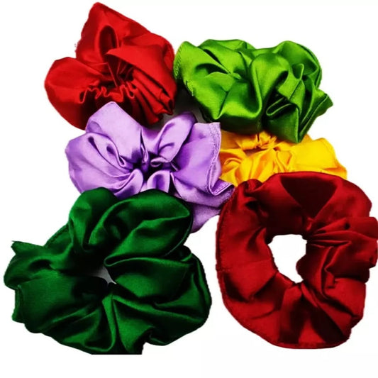 40 PCS Silky Satin Scrunchies Ponytail Holders