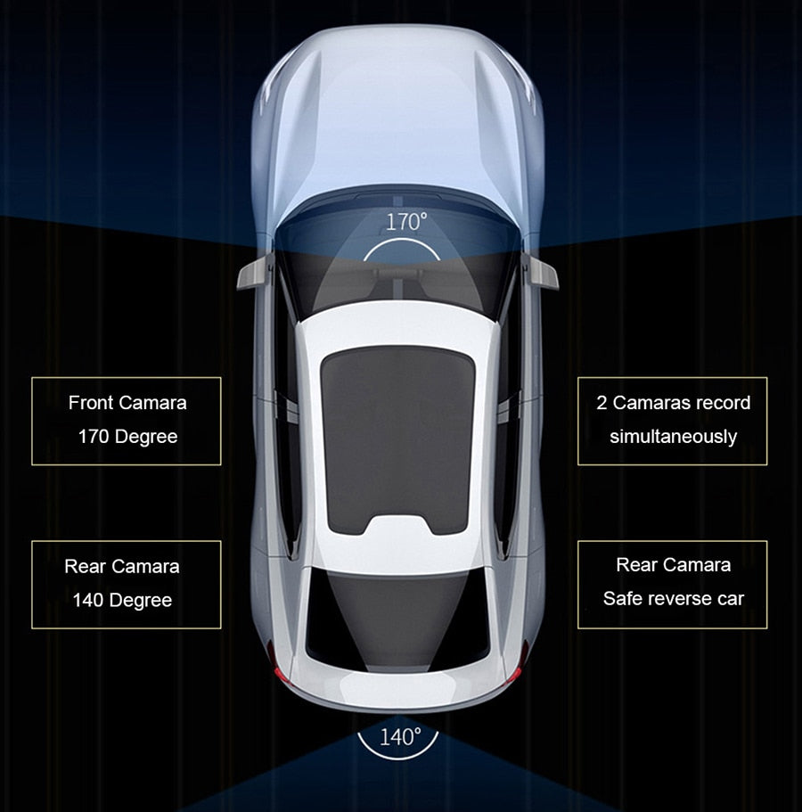 4 inch Dash cam