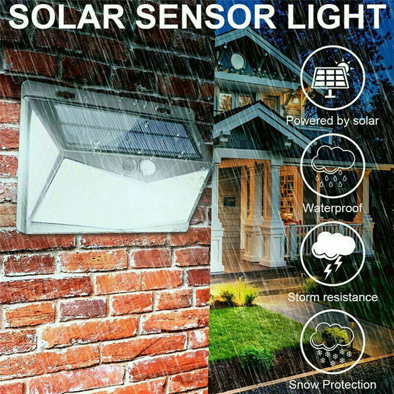 2Pcs Motion Sensor Solar LED Light