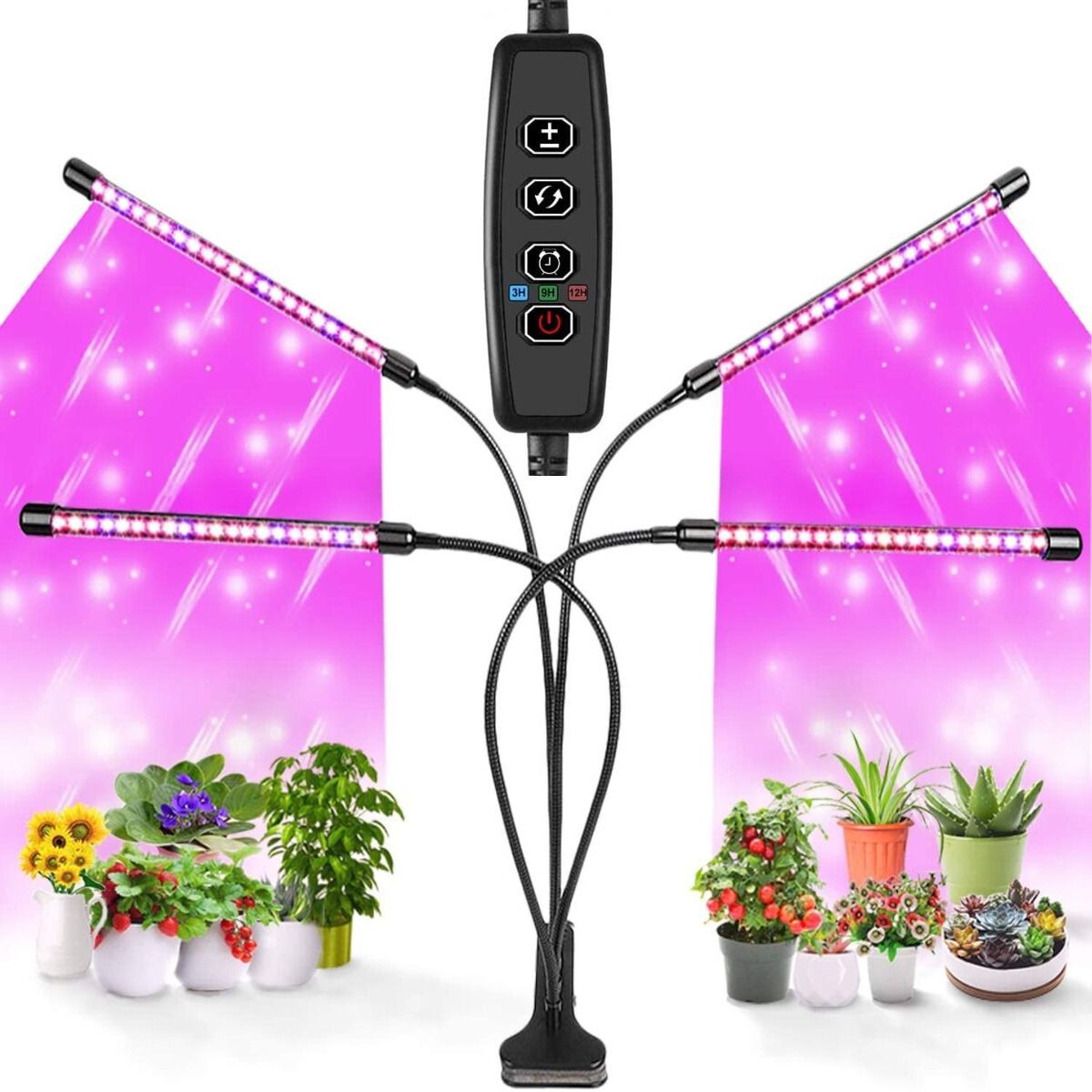 4 Heads Plant Grow LED Light