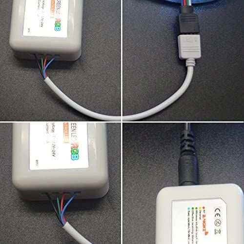 10M RGBWW LED Light With Touch Screen Controller & Adapter