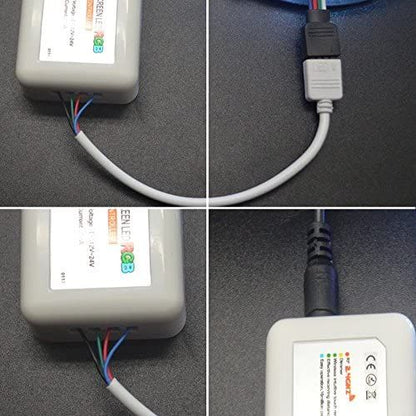 10M RGBWW LED Light With Touch Screen Controller & Adapter