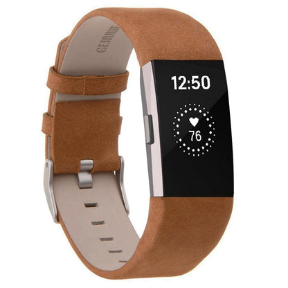 Leather band For Fitness Tracker -Brown