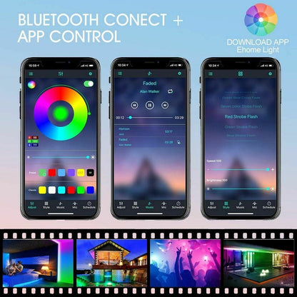 10M RGBW LED With APP Control & 10A Adapter