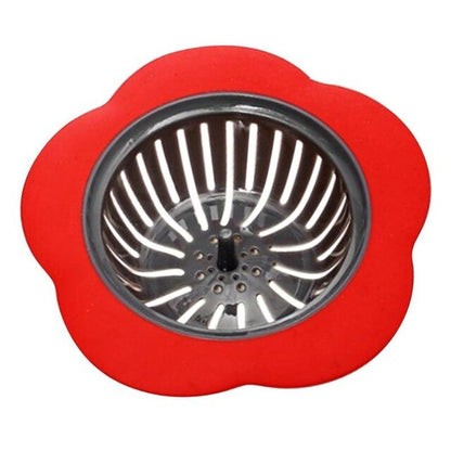 Kitchen Sink Strainer-Red