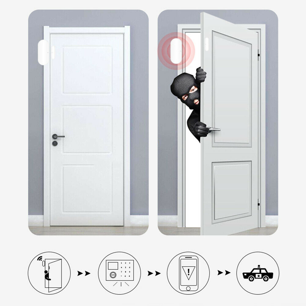 WiFi Smart Door Sensor Chime Window Entry Alarm