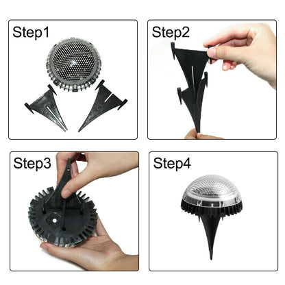 8 LED Solar Lights Garden