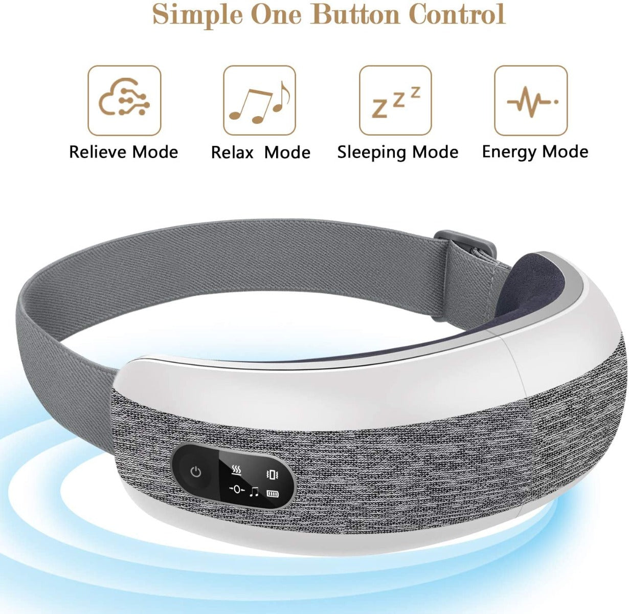 Eye Massager with Heat Vibration