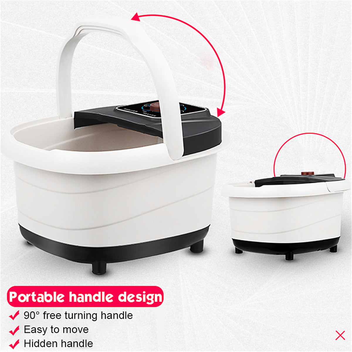 Foot Bath Massage with Heat
