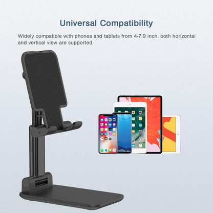 Desktop Mobile Stand Black