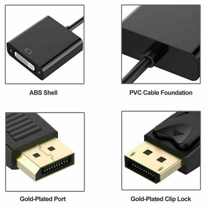 Display Port to DVI adaptor
