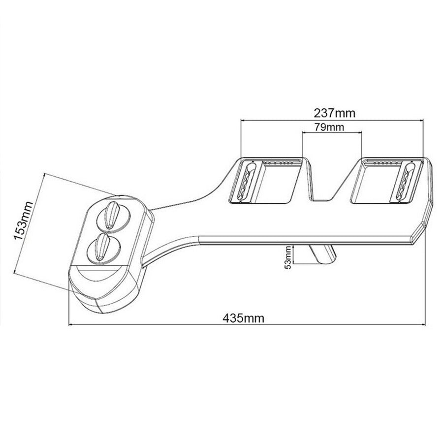 Toilet Seat Attachment With Nozzle