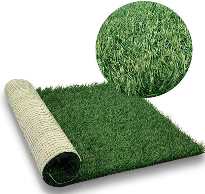 only one grass mat