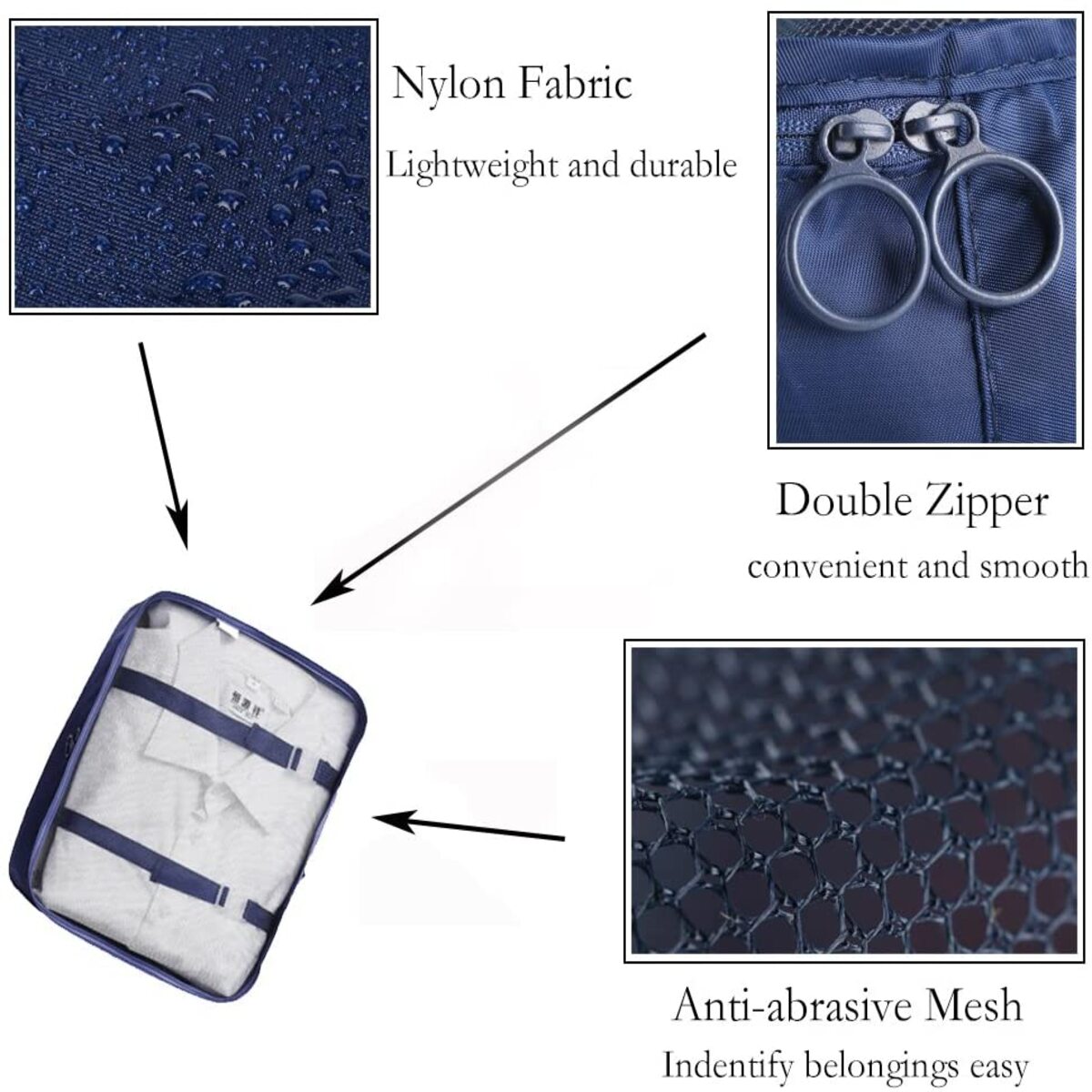 6Pcs/Set Travel Storage Bag