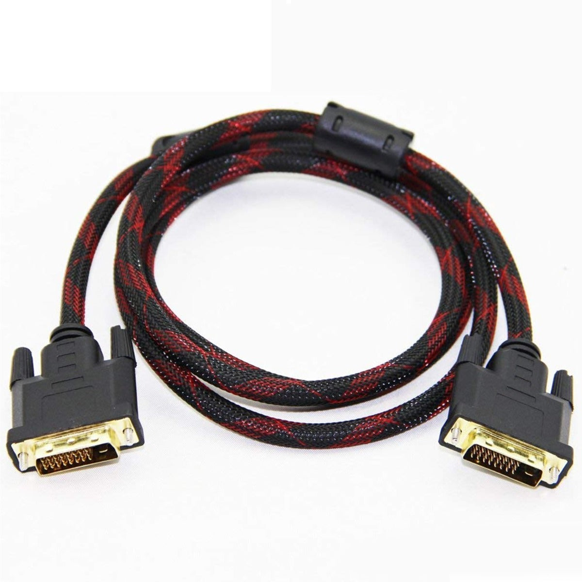 DVI-D Dual Link 24+1 Pin Male to Male Cable, Gold Plated 1.5m