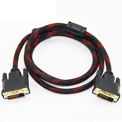 DVI-D Dual Link 24+1 Pin Male to Male Cable, Gold Plated 1.5m