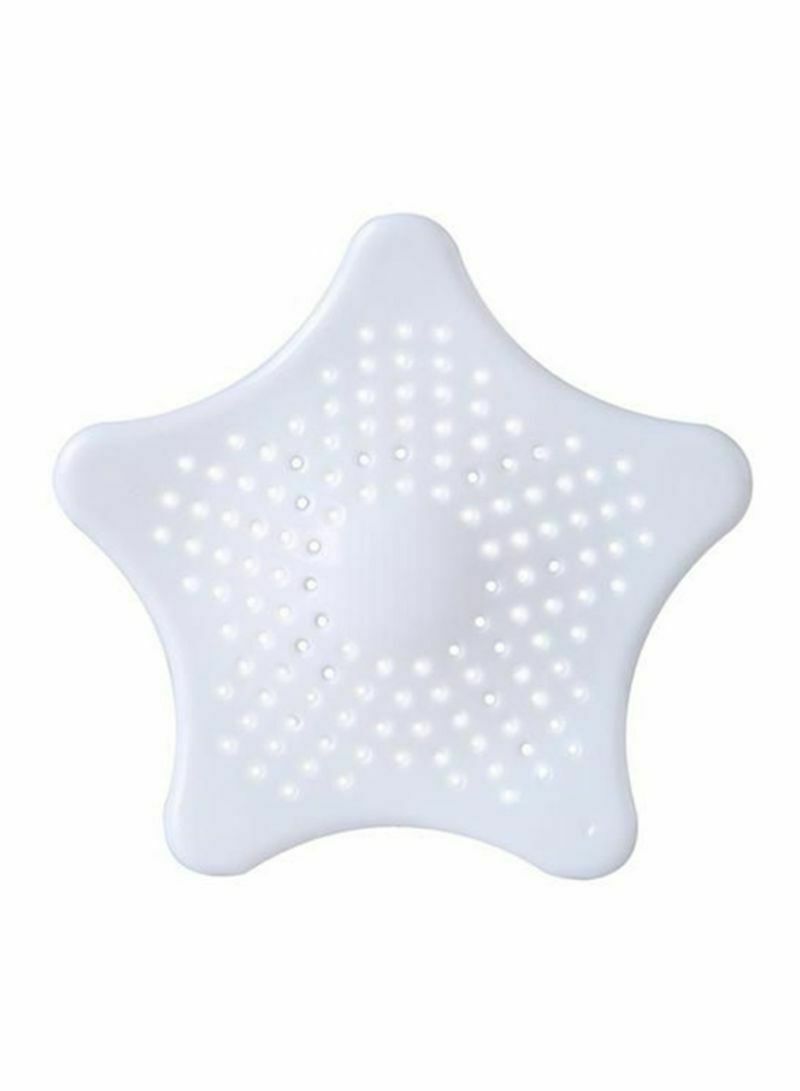 Kitchen Sink Drain Filter Strainer Basket, White (2 Pack)