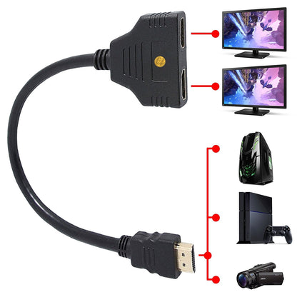 HDTV Splitter Cable 1.4 Version, 1 Male to 2 Female