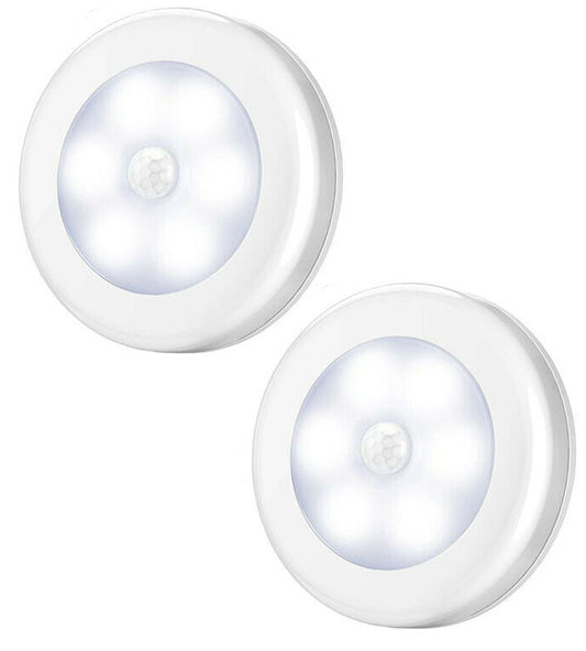 2pcs 6LED Motion Sensor Lights-2 Pack