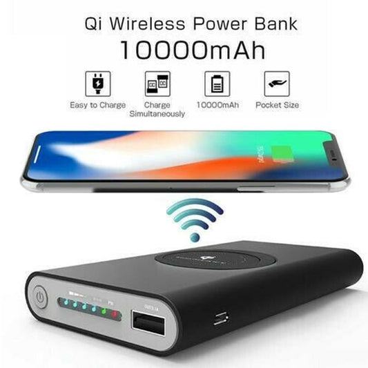 10000mAh Wireless Power Bank
