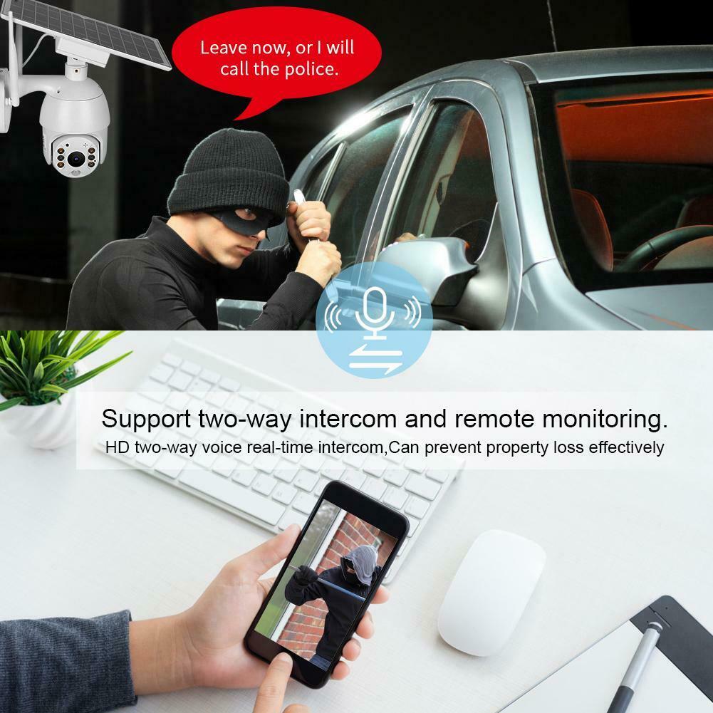 Solar Power WIFI 4G IP PTZ Camera