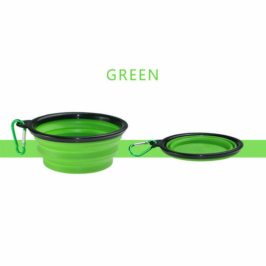 New Designed Food Grade Silicone Pet Bowl -Green