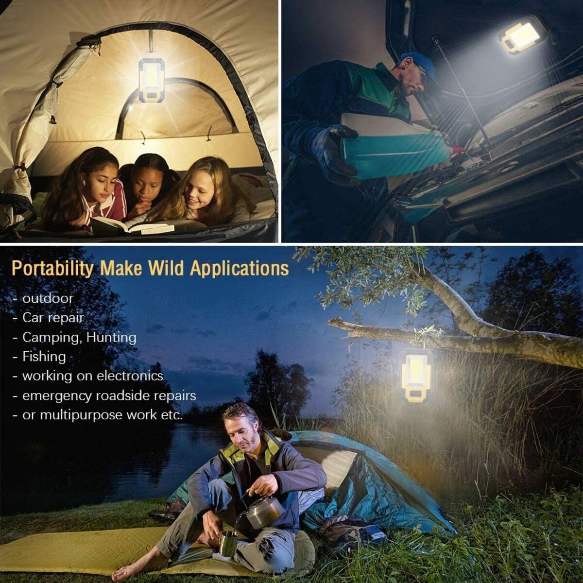 Portable LED Rechargeable Work Light