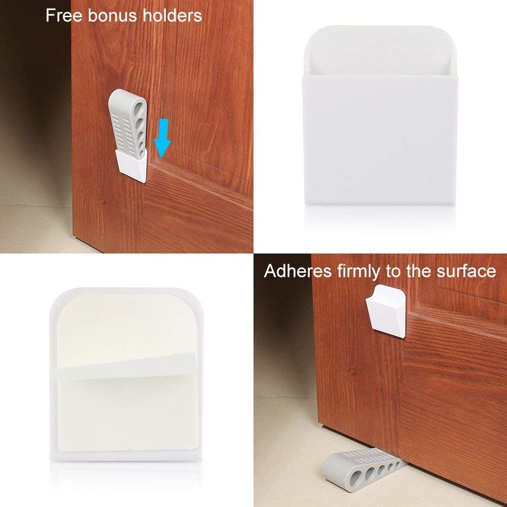 Rubber Door Stopper with Holder
