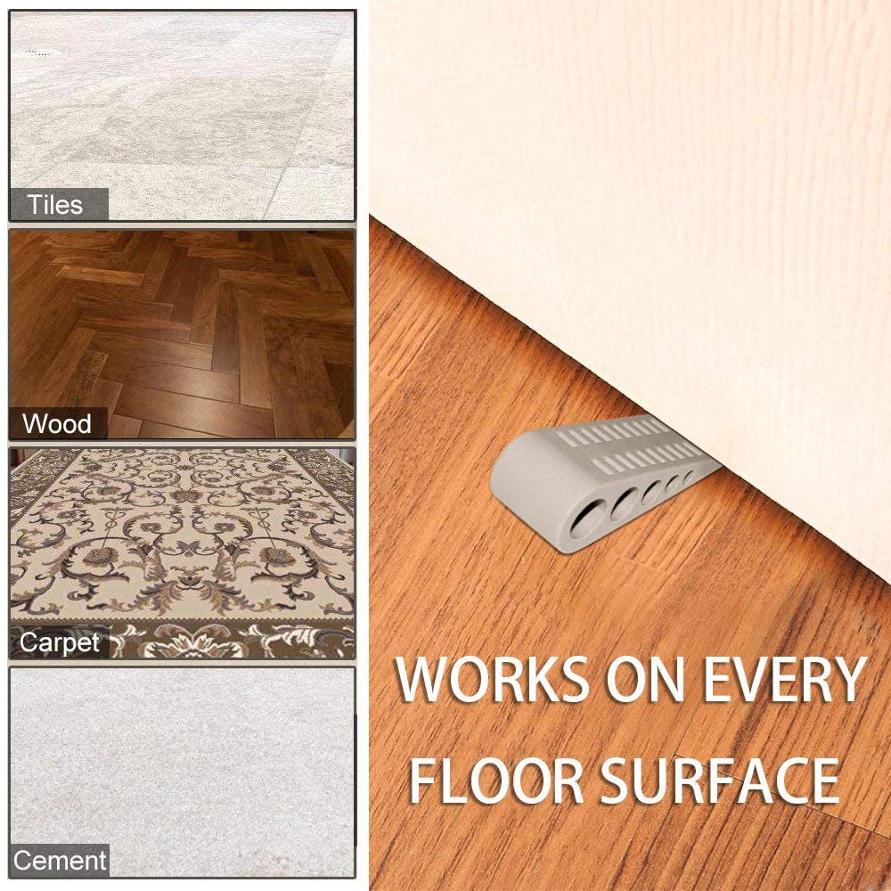 Rubber Door Stopper with Holder