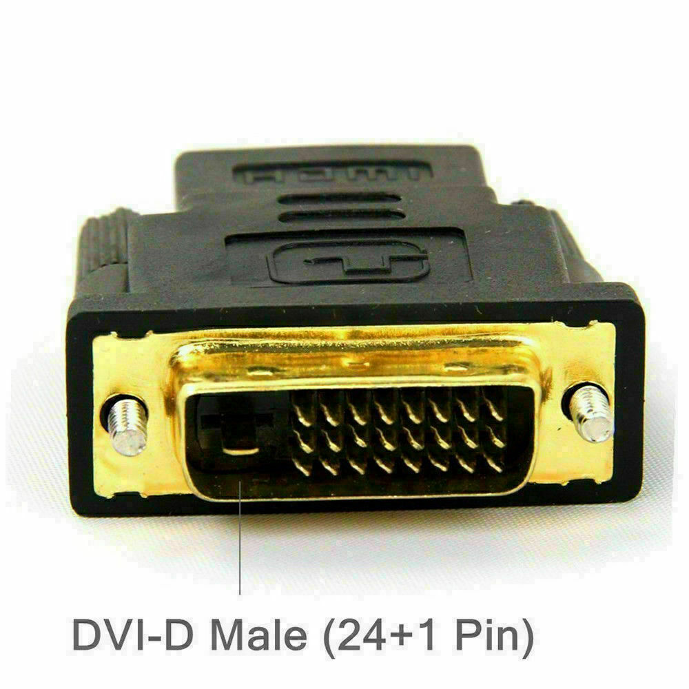 HDTV Female to DVI 24+1 Male Adapter