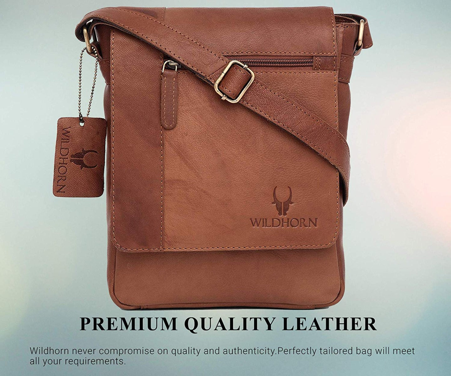 Leather Messenger Bag