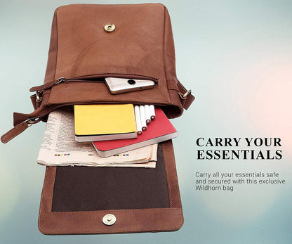 Leather Messenger Bag
