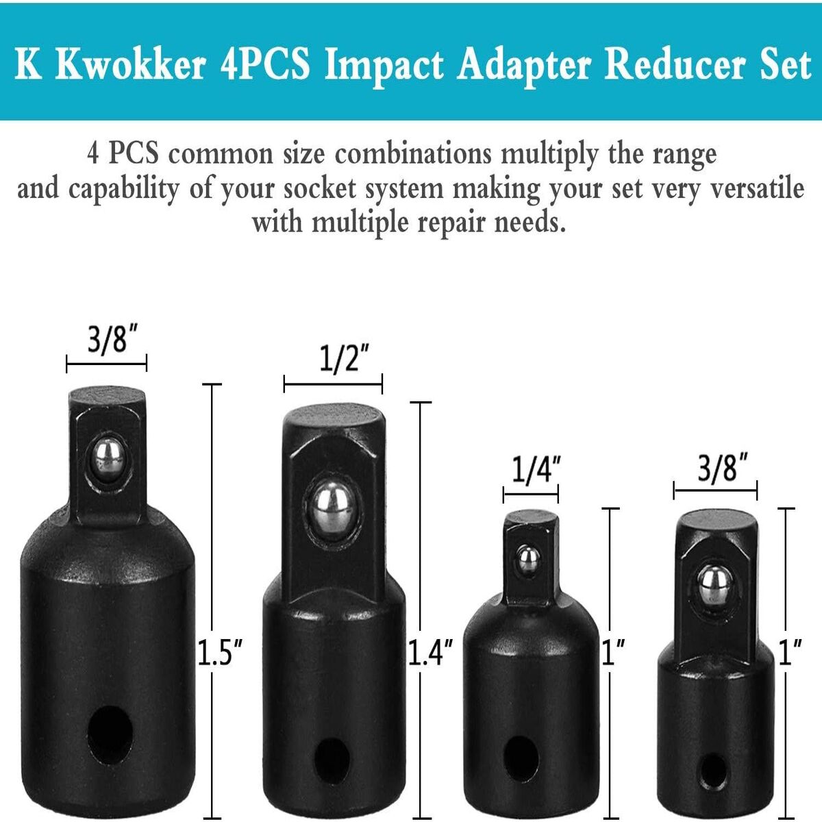 12Pcs Socket Adapter Bit Set