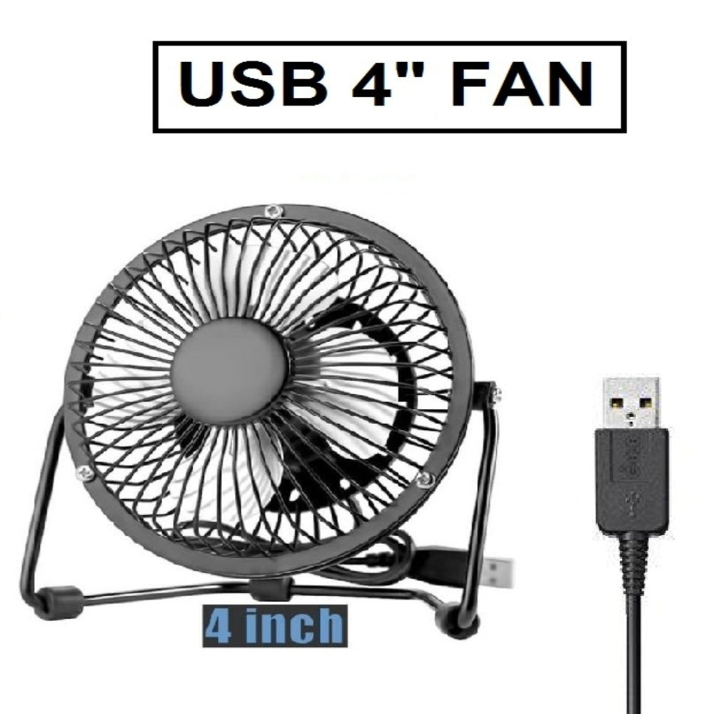 USB Mini Fan Cooling Desk -4inch