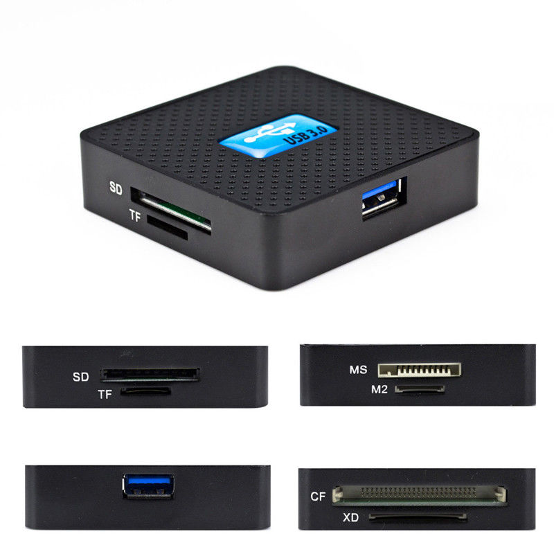 USB 3.0 All-in-one Card Reader-Black