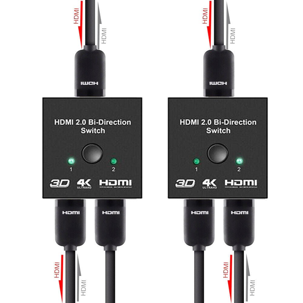 HDTV Switch 2-Port 4K Bi-Directional