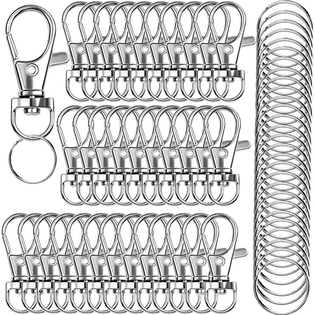 Swivel Lanyard Snap Hook with Key