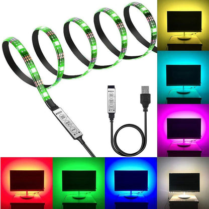 USB RGB 3M TV Back Light LED Strip Lights
