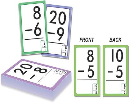 Educational Subtraction - Flash Card