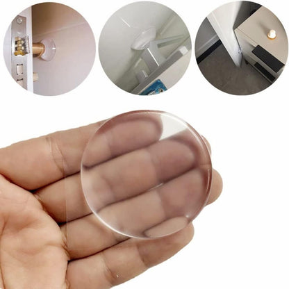 6pcs Clear Silicone Door Stoppers