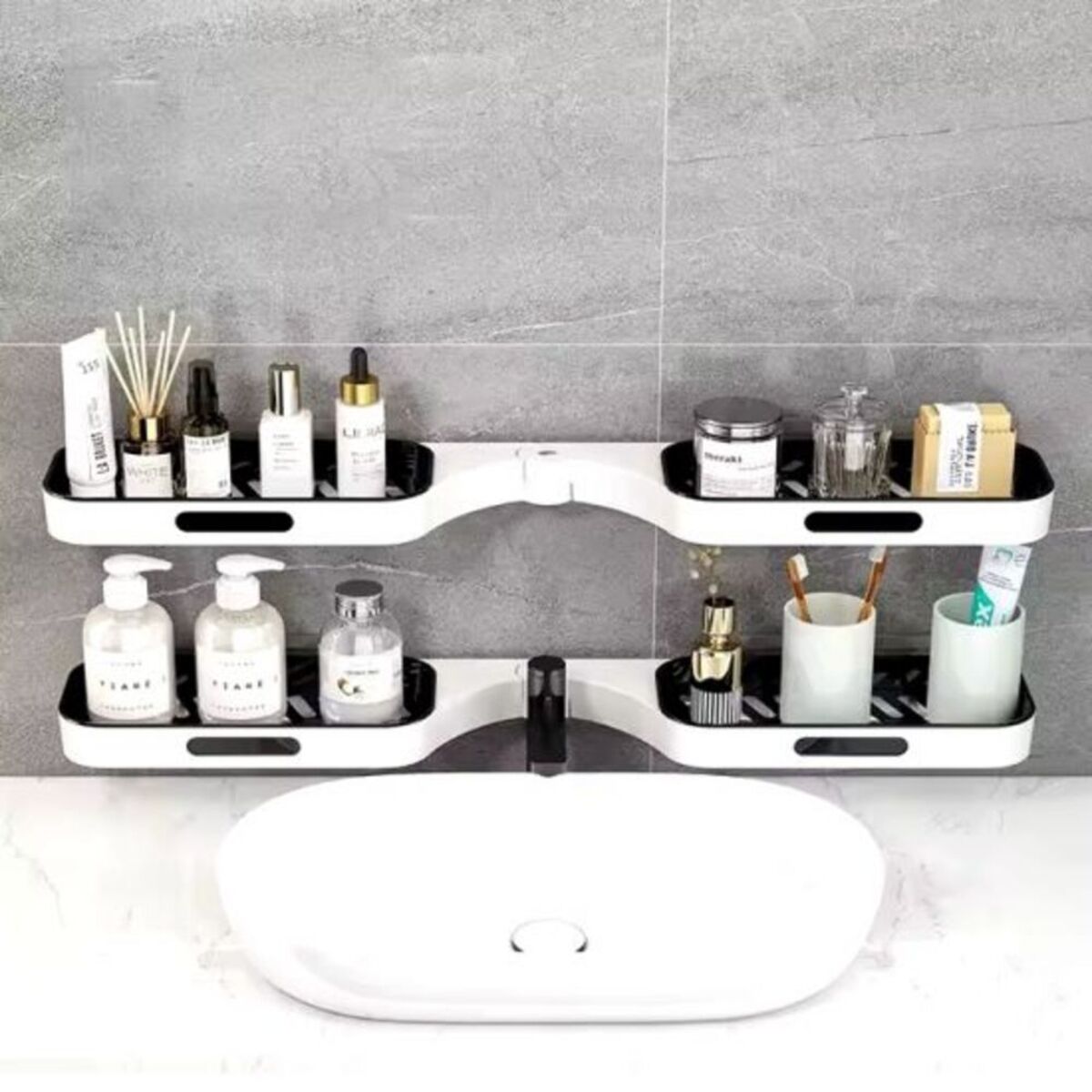 Rotatable Bathroom Storage Rack