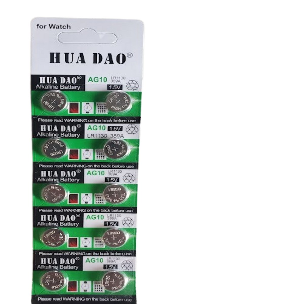 LR1130 Battery AG10 189 LR54 1.5V Alkaline Batteries (Pack of 10)